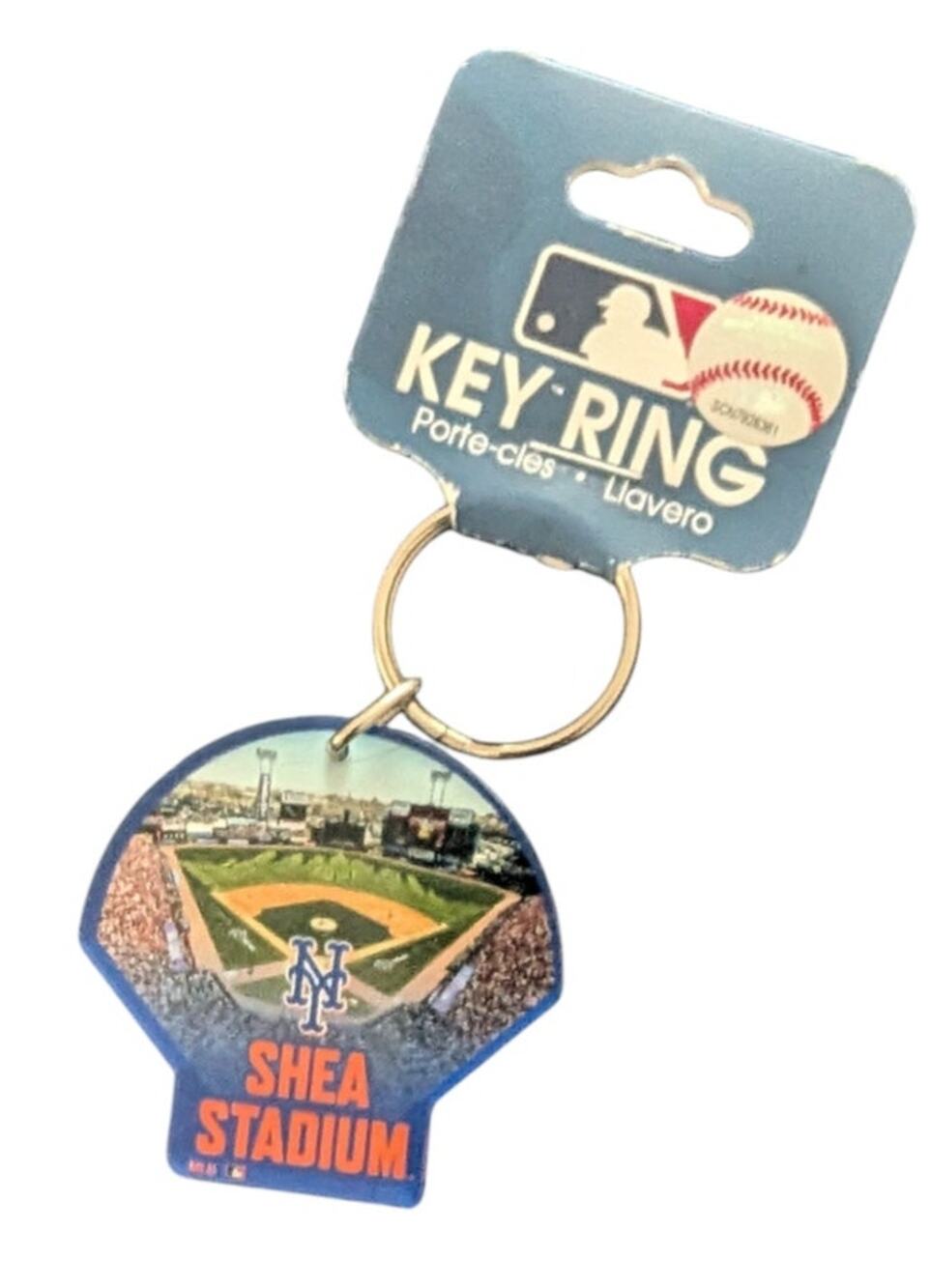 Wincraft New York Mets Shea Stadium MLB Baseball Team Logo Key Ring Chain